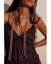 Free People - Kenzie Beaded Lariat Necklace - Lyst