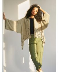 rising sun maxi kimono