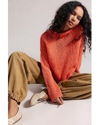 Free People - Opal Rollneck Knit Jumper - Lyst