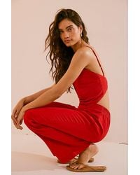 Free People - Everything I Need Linen Set - Lyst