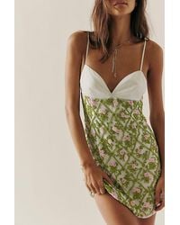 For Love & Lemons - Bridget Beaded Mini Dress - Lyst