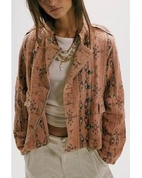 Free People - Lotty Jacquard Band Jacket - Lyst