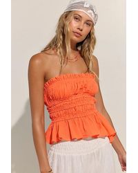 free-est - Daybreak Cotton Tube Top By - Lyst