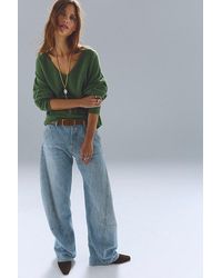 Free People - Highland Low-Rise Twisted Bowed Jeans - Lyst