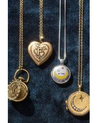 Free People - Be Mine Locket Necklace At In Moon - Lyst
