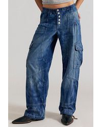 Free People - We The Free Wallflower Pull-On Jeans - Lyst