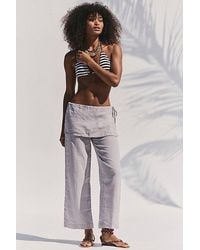 free-est - Aqualuna Linen Skants By - Lyst