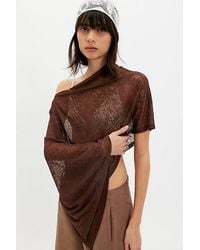 Free People - Maggie Everyday Asymmetrical Knit Poncho - Lyst