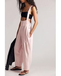Free People - Felix Tapered Dungarees By - Lyst