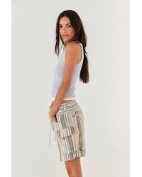 Free People - Frankie Striped Shorts - Lyst