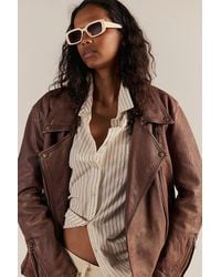 Free People - Frankie Rectangle Sunglasses - Lyst