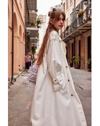 Free People - Times Up Trench Coat - Lyst