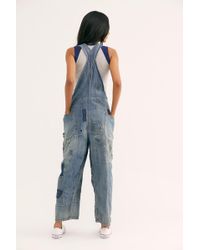 Free People Magnolia Pearl Henry's Overall - Blue