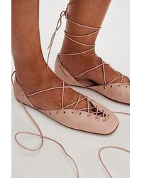 Jeffrey Campbell - Lauren Laced Flats By - Lyst
