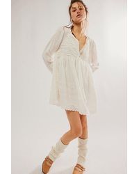 Free People - Odelia Mini At In Ivory, Size: Xs - Lyst
