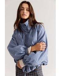 Free People - Chelsea Funnel-Neck Jacket - Lyst