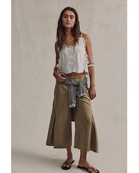 Free People - Two Step Crop Chino Pants - Lyst