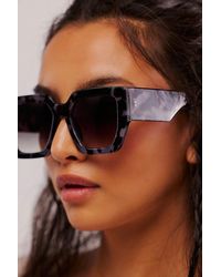 Free People - Bel Air Square Sunglasses - Lyst