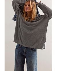 Free People - We The Free Veronica Striped Tee - Lyst