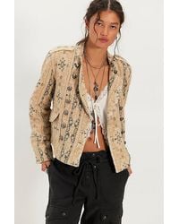 Free People - Lotty Jacquard Band Jacket - Lyst