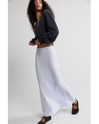 Free People - Bonita Solid Maxi Skirt - Lyst