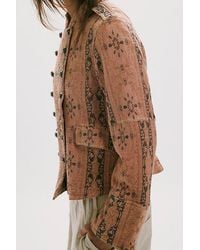 Free People - Lotty Jacquard Band Jacket - Lyst
