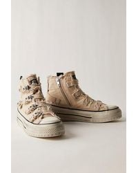 Ash - Mae Buckle Hi Top Trainers Shoe - Lyst