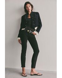 Free People - Oracle Low-Rise Slim Straight Jeans - Lyst