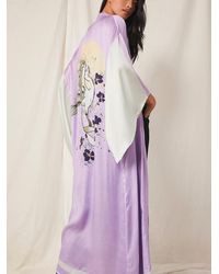 rising sun maxi kimono
