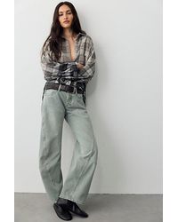 Free People - We The Free Fable Low-Rise Twisted Bowed Jeans - Lyst
