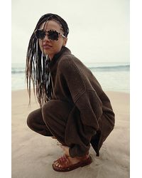 Free People - Royal Polarized Aviator Sunglasses - Lyst
