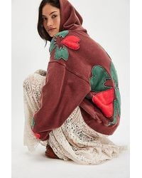 Free People - It's A Vibe Flowers Hoodie - Lyst