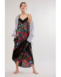 Free People - First Date Printed Maxi Slip - Lyst