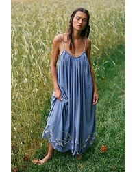 Free People - Raffia Blooms Jumpsuit - Lyst