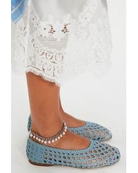 Sam Edelman - Shira Woven Flats - Lyst