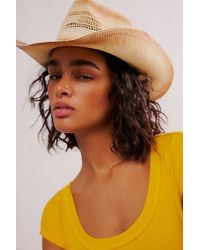 Free People - Distressed Desert Cowboy Hat - Lyst