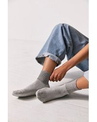 American Trench - Solid Shortie Crew Socks - Lyst