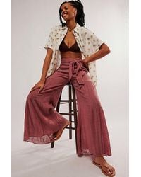 Free People - Fp One Good Day Wide-leg Pants - Lyst