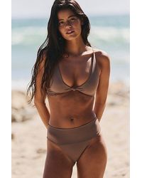 Toast - Signature Banded High-Waisted Bikini Bottoms - Lyst