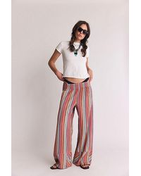 Free People - Day's End Stripe Pants - Lyst