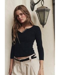 Intimately By Free People - End Game Pointelle Baby Henley By - Lyst