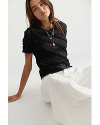 Free People - Solita Lace Top - Lyst