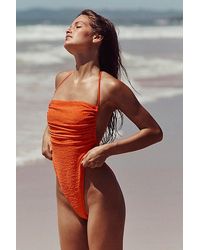 free-est - Vivi Solid One-Piece Swimsuit - Lyst