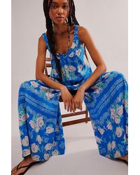 Bali - Lillie Scarf Print Jumpsuit - Lyst