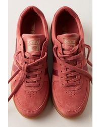 Gola - Grandslam Suede Trainers Shoe By - Lyst