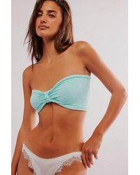 Free People - Floral Frills Knotted Bandeau - Lyst