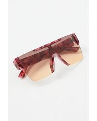 Free People - River Recycled Shield Sunglasses - Lyst