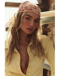Free People - Everyday Washed Tile Bandana - Lyst