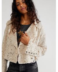 Free People - Amelia Lace Bed Jacket - Lyst