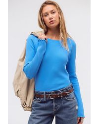 Free People - Easy Does It Long Sleeve Tee - Lyst